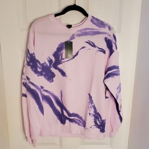 NWT Wild Fable Oversized Sweatshirt - Lilac Marble
